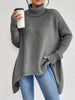 Briella | Eleganter Damenpullover, lang & kuschelig mit Rollkragen