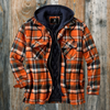 Henrik™ | Gefütterte Holzfällerjacke - Orange / S