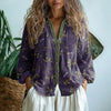 Addison | klassische Damenbluse, florales Blattdesign.