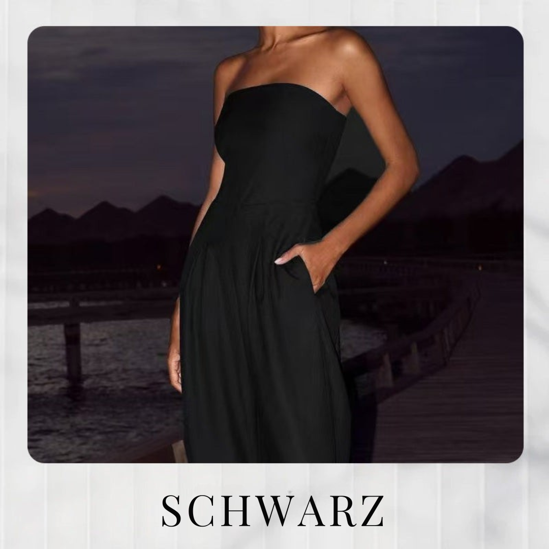 Amari | Ärmelloser Taschen-Jumpsuit
