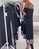 Ayra | elegantes Off-Shoulder Kleid mit asymmetrischem Design