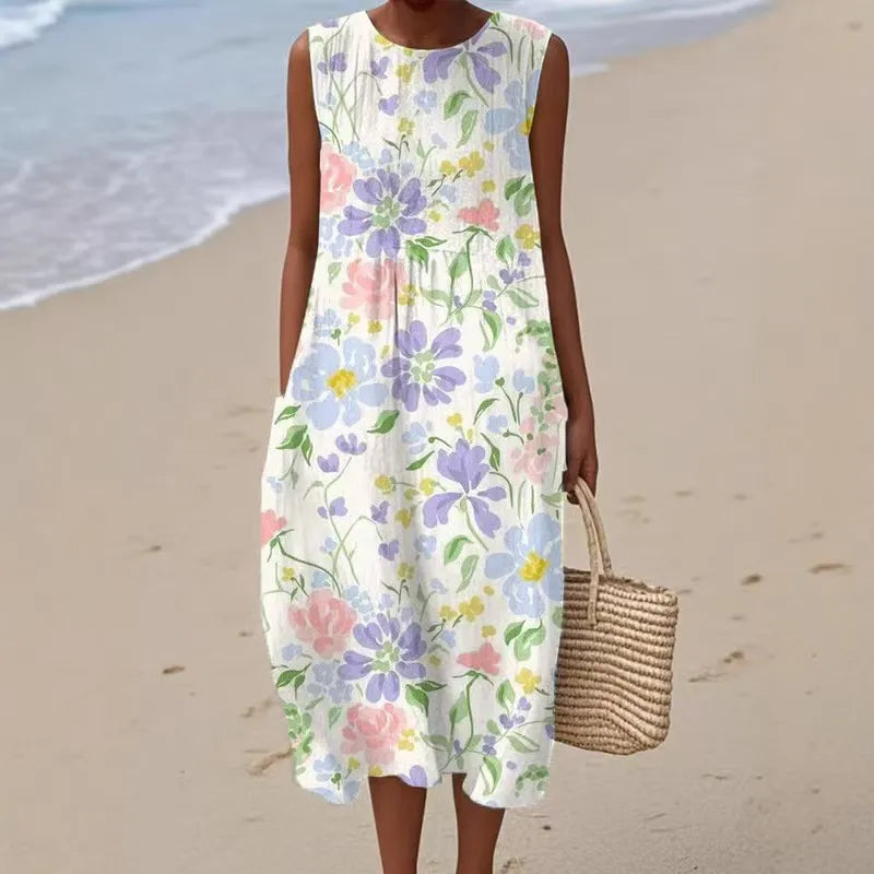 Amalia | Ärmelloses Sommerkleid für Frauen