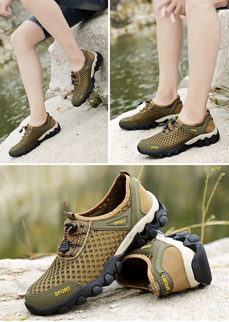 Brent | Herren Sportliche Mesh Wanderschuhe