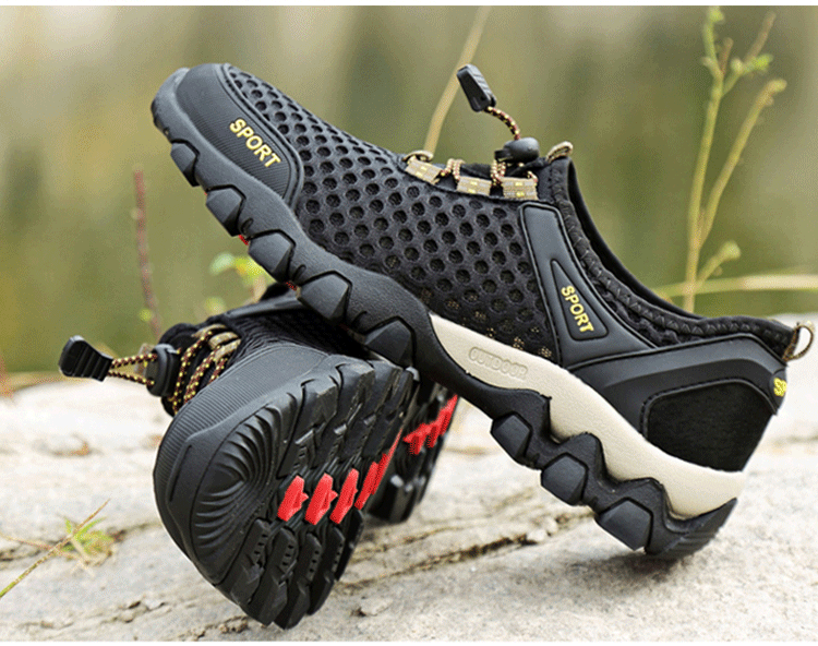 Brent | Herren Sportliche Mesh Wanderschuhe