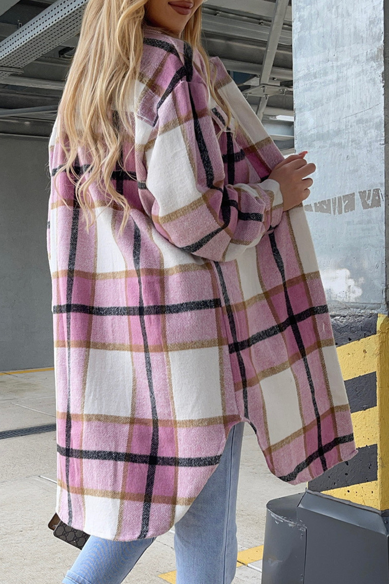 Aleena | Karierten Freizeitmantel