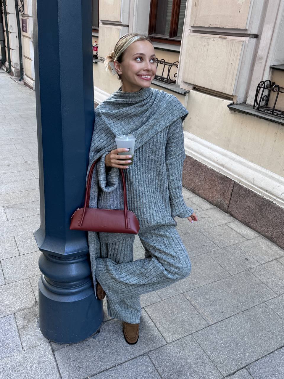 Zhykish | Elegantes Winter-Strickset Mit Schal