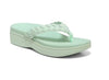 Sofi | Flip-Flops mit Keilabsatz und geflochtenem Riemen