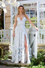Mary | Kleid im Pfirsich-Tapisserie-Stil