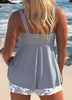 Zaryn | Tankini-Set mit Palmenmuster
