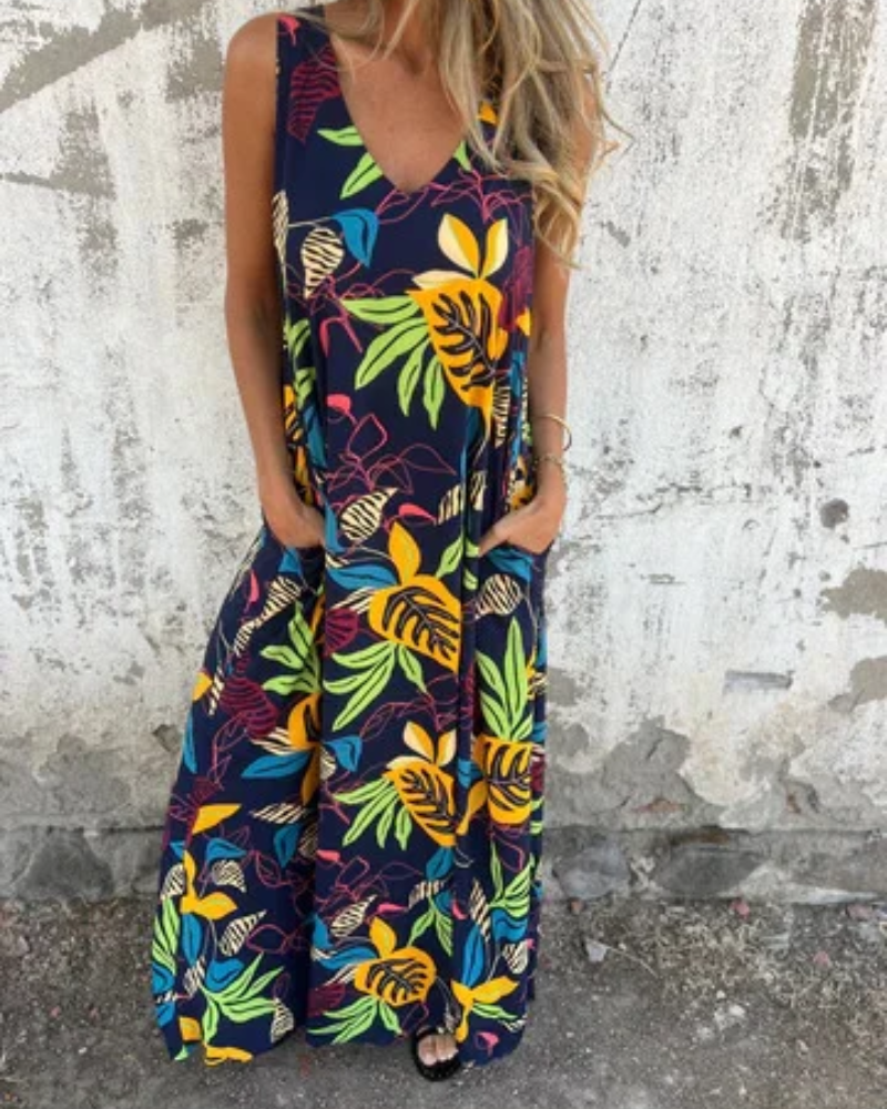 Matilda | Elegantes florales Kleid für Damen