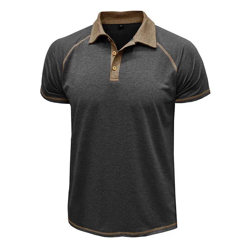 Christoph | Stylisches Herren Polo-Shirt mit Colorblock für den Sommer