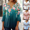 Tilly | modisches V-Ausschnitt-Shirt mit einzigartigem Print