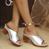 Lianna | Elegante orthopädische Sandalen mit Blockabsatz