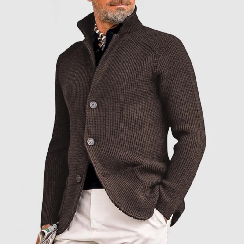 Adrian™ | Schicker Cardigan für Herren - Braun / S