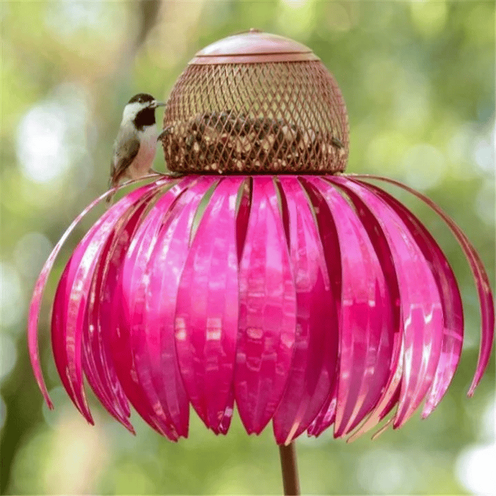VogelFreude™ | Sonnenhut-Vogelfutterstation | 1+1 GRATIS HEUTE! - Garden - Rosa