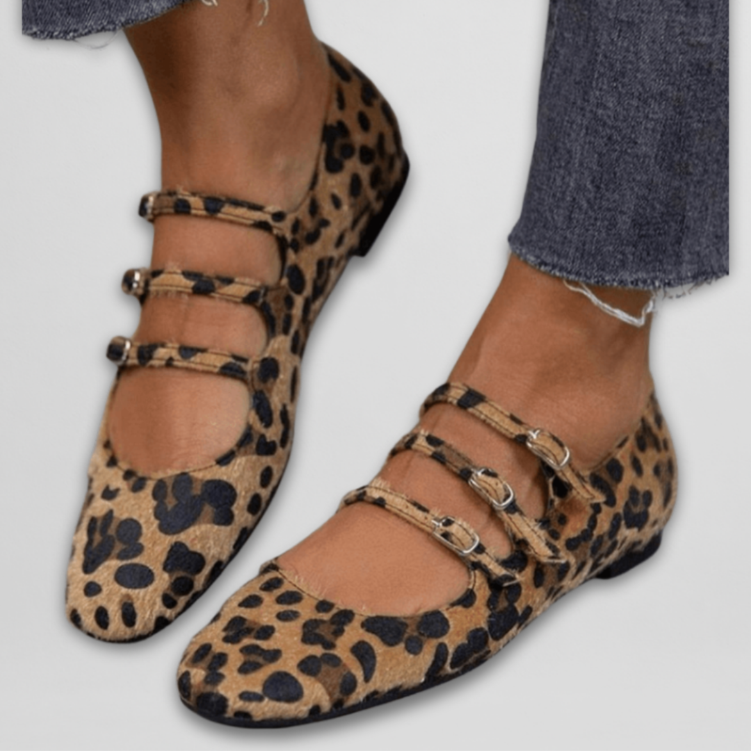 Vicki | Leopard-Ballettschuhe