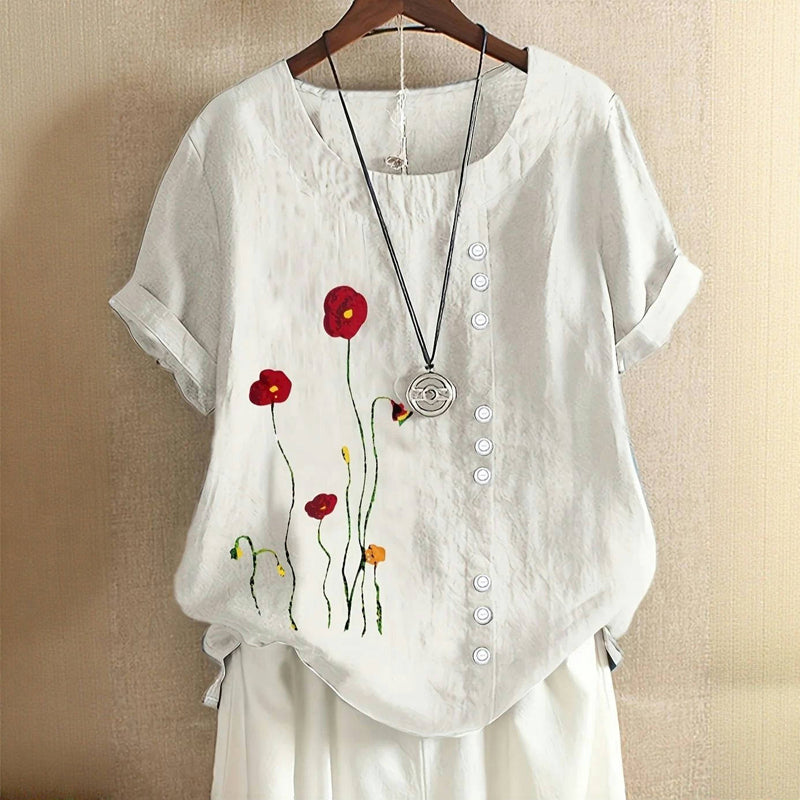 Taisa | Bestickte Tunika-Bluse