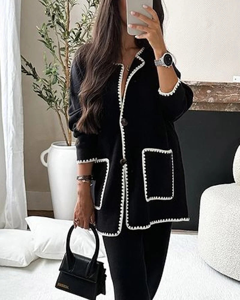 Porche™ l Set aus Hose und Jacke - Two-pieces - Weiß / XS