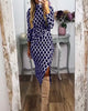 Kyllie | Glamour Fischschuppen-Schlitzkleid