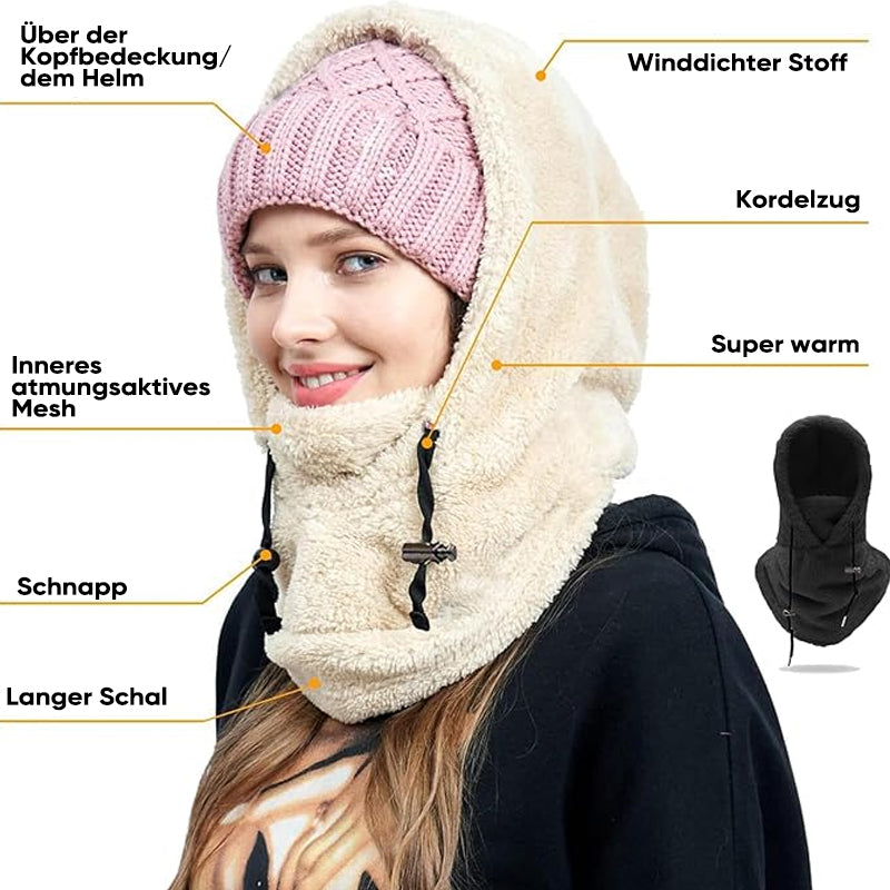 Snowie | Halswärmer mit Kapuze