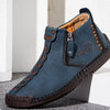 Ruflo | Herrenschuhe aus Leder mit Reißverschluss und Nähten
