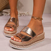 Aika | Bequeme Plateausandale im Mallorca-Design