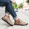 Ruflo | Herrenschuhe aus Leder mit Reißverschluss und Nähten