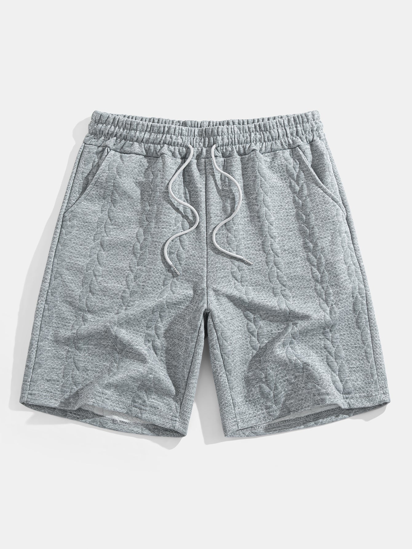 Rudy | Lässiges Relax Fit T-Shirt mit Twist-Jacquard-Shorts