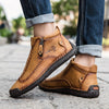 Ruflo | Herrenschuhe aus Leder mit Reißverschluss und Nähten