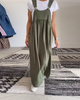 Molly | Lässiges einfarbiges Kleid mit Hosenträgern