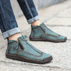 Ruflo | Herrenschuhe aus Leder mit Reißverschluss und Nähten