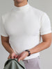 Conor | Figurbetontes High-Neck T-Shirt