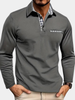 Carl™ | Elegantes Langarm-Poloshirt im modernen Schnitt