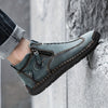 Ruflo | Herrenschuhe aus Leder mit Reißverschluss und Nähten