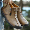Ruflo | Herrenschuhe aus Leder mit Reißverschluss und Nähten