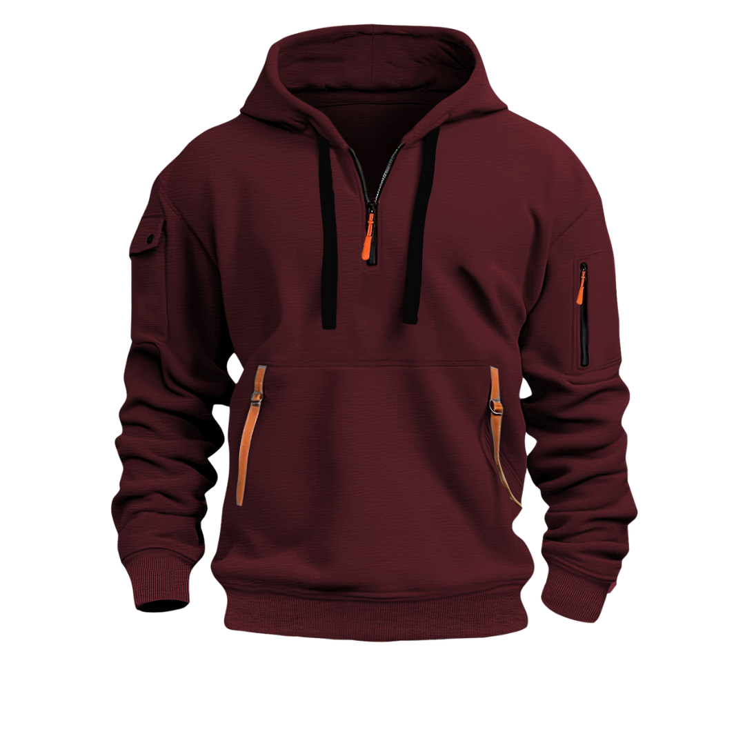 Sven™ – Casual Kapuzenpulli - Rot / S