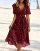Ana | Elegantes bedrucktes Kleid für Damen