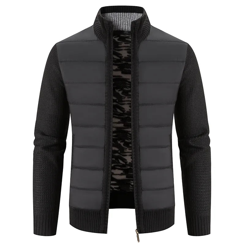 NordicWarm™ – Kuschelige Winter-Strickweste - Schwarz / M