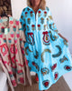 Zia | Kleid mit floralem Grafikdruck