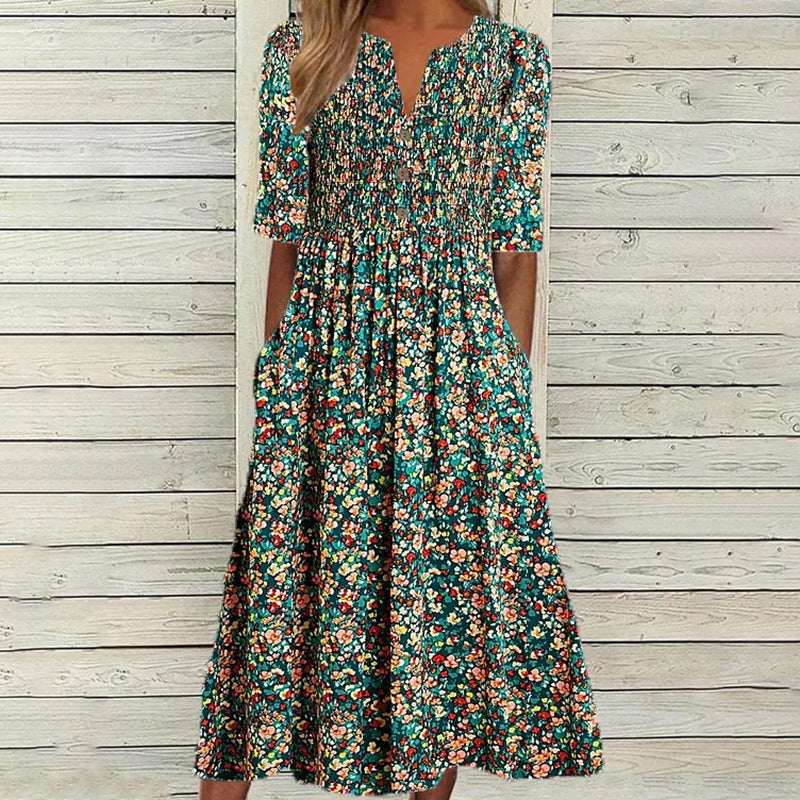 Jeza | Geblümtes Kleid für Damen