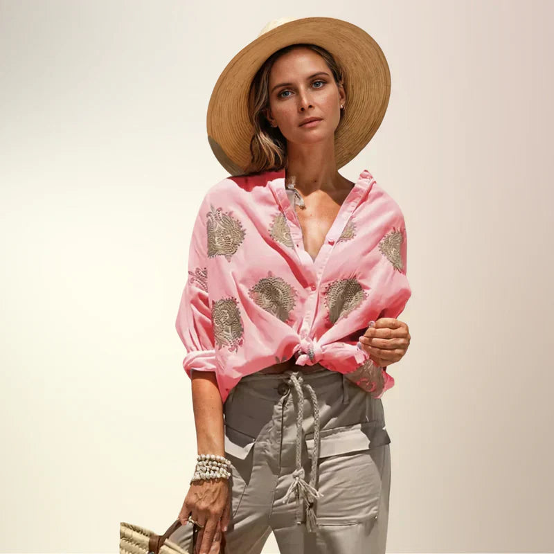 Lizette | Sommerliches Baumwollhemd für den eleganten Look