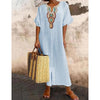 Nell | Tunika-Kleid mit Ethno-Print
