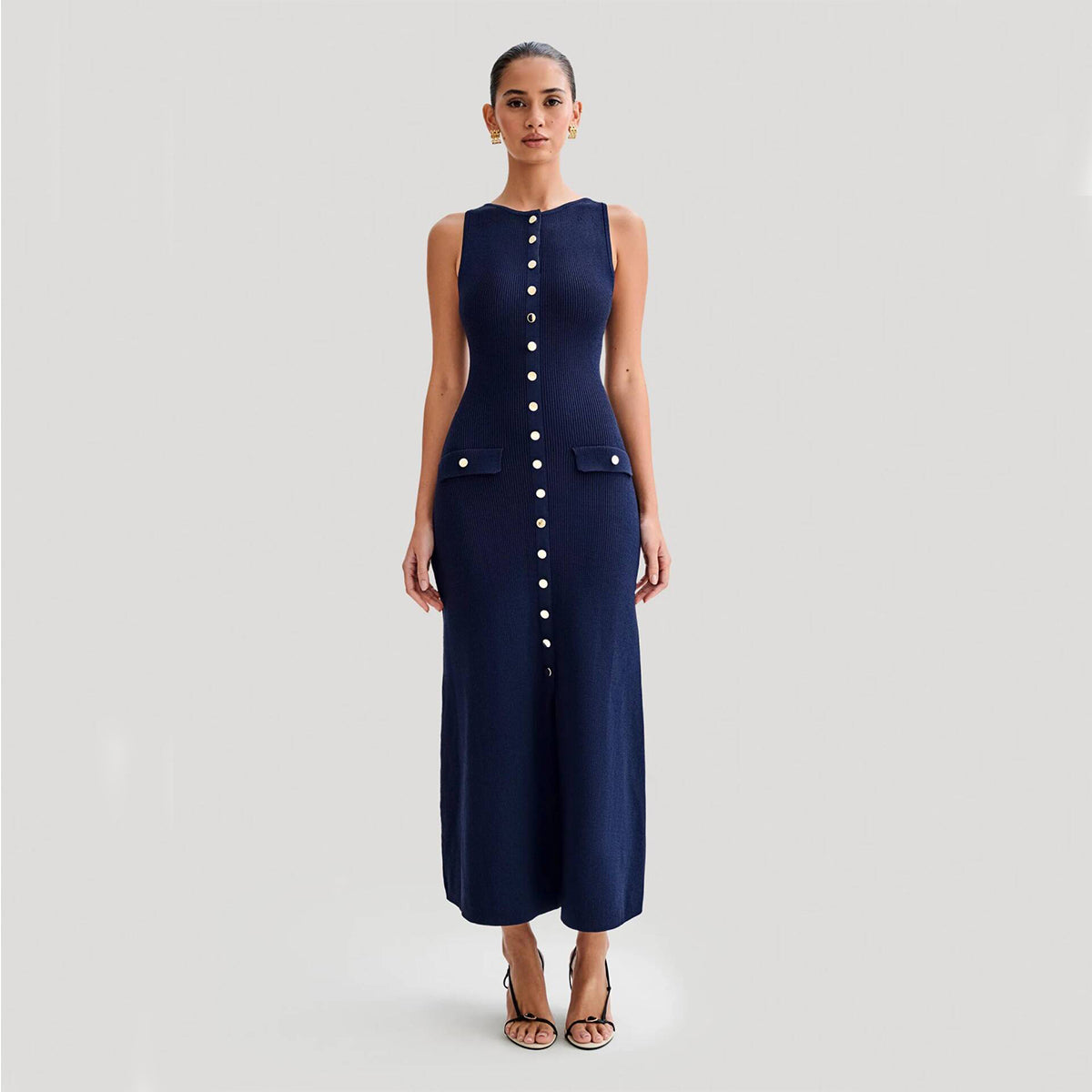 Sophie | Feminin und leichtes ärmelloses Netzkleid