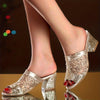 Dina | Funkelnde Sandalen mit edlen Pailletten