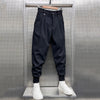 Fynn | Schwarze Plissee-Haremshose - men pants - Schwarz / M
