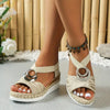 Xeiva | Glitzernde Slingback-Sandalen