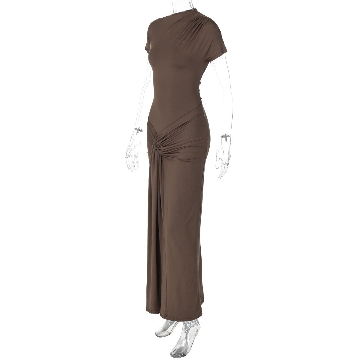 Averie™ | Leichtes Plisseekleid mit Kurzarm & Schnürung