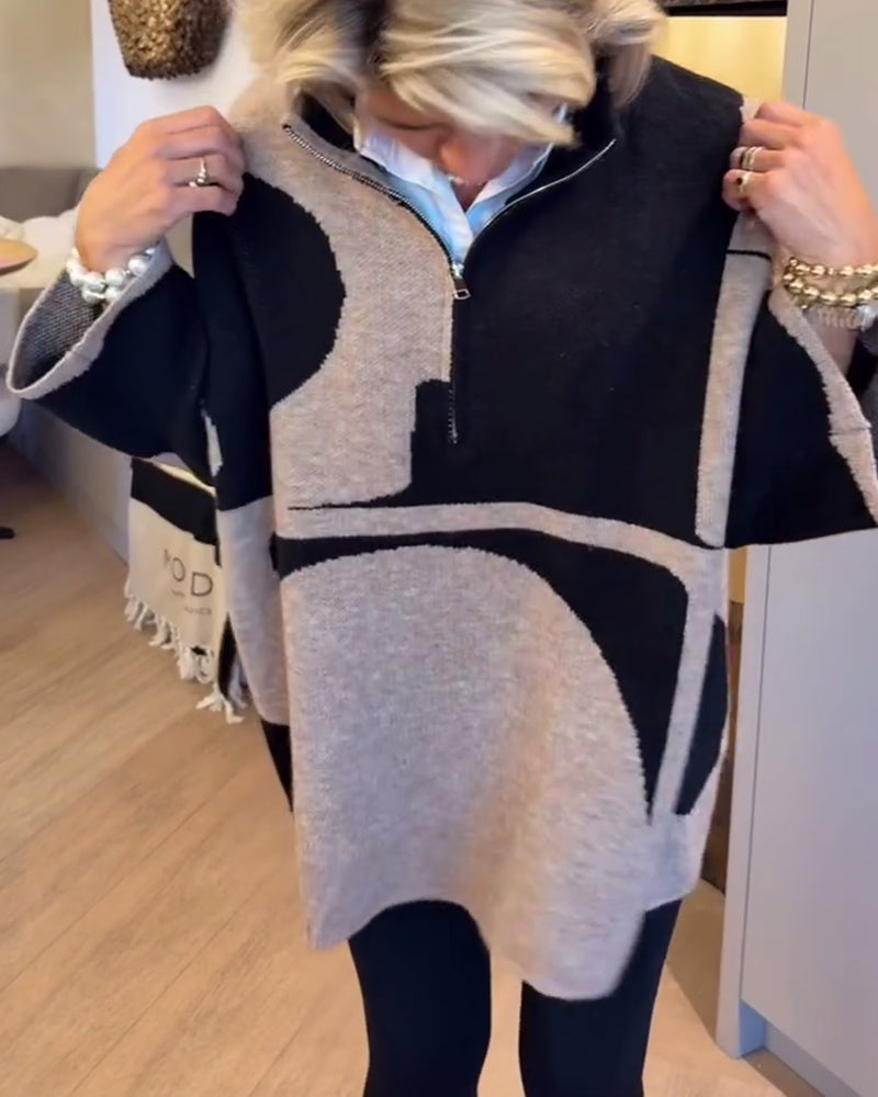 Lilva | Pullover mit Halbreißverschluss