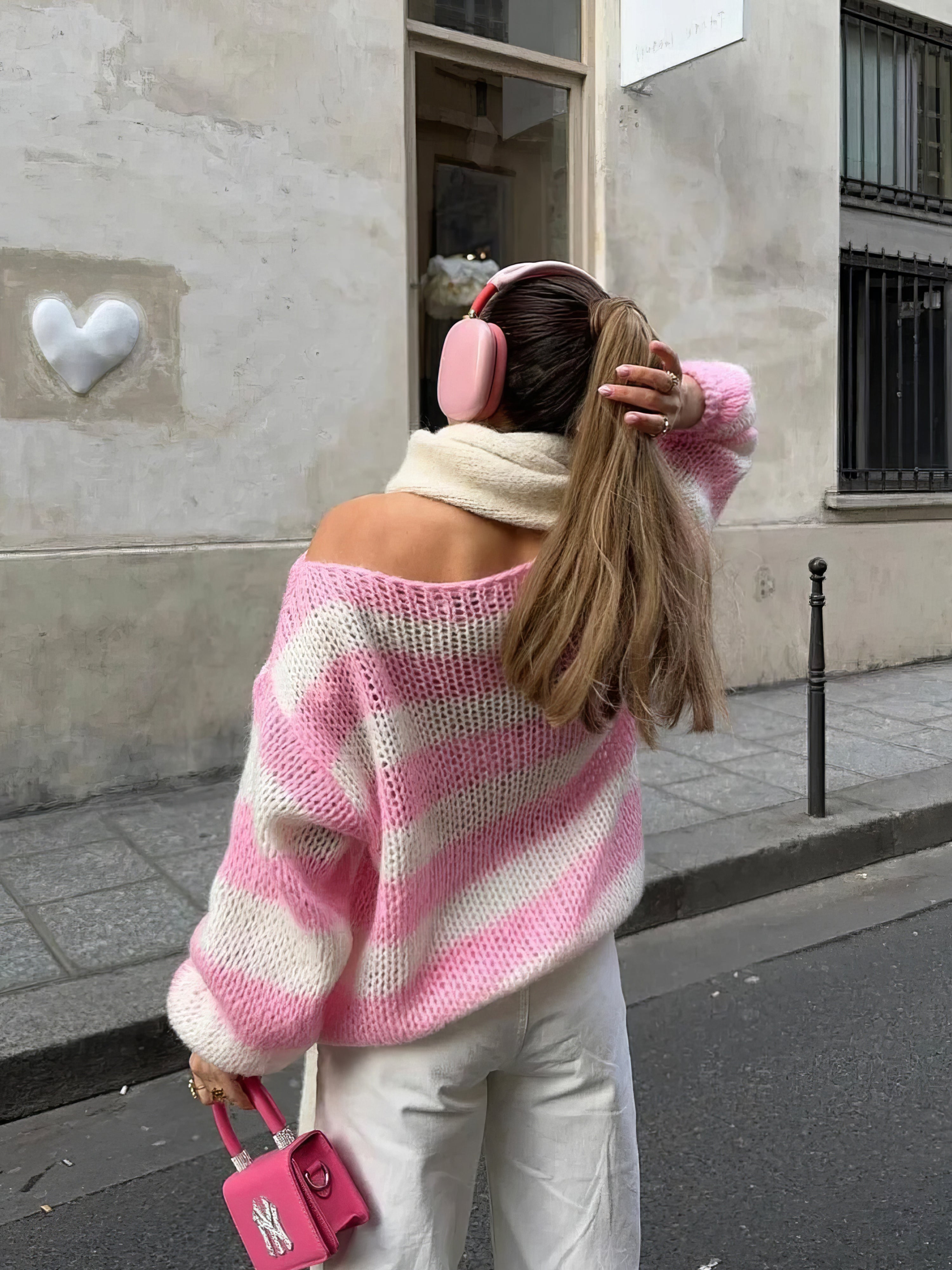 Hannah | Gestreifter Pullover