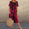 Elvira | Elegantes Midikleid im künstlerischen Stil